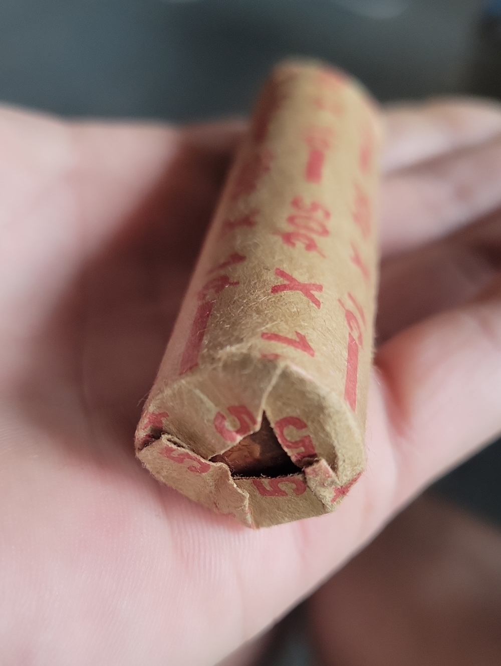 Roll Of 2001 Canadian Pennies